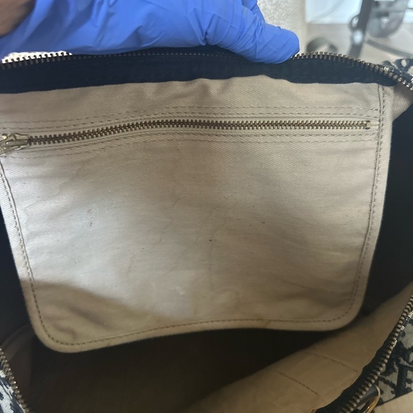 Rare Dior Vintage Trotter Weekender w Unbranded - D I O R Charm:lock Gold - Picture 7 of 11